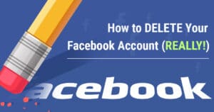 delete facebook account