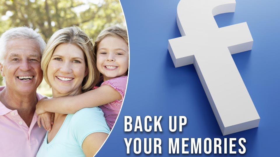 back up photos videos on facebook