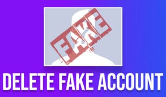 delete fake facebook account