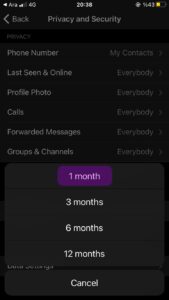 delete telegram 4
