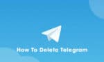 how to delete telegram