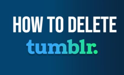 how to delete tumblr account