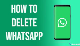 how to delete whatsapp account