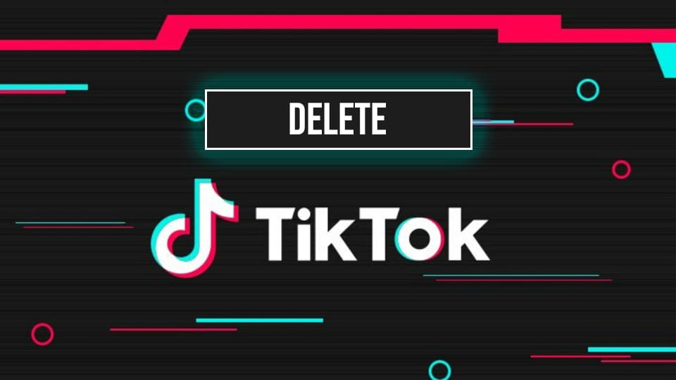 delete tiktok account
