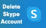 how to delete skype account